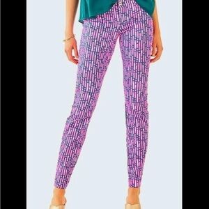 Lilly Pulitzer Kelly Skinny Ankle Pant
Mandevilla Pink Slathouse Stripe Size 2
